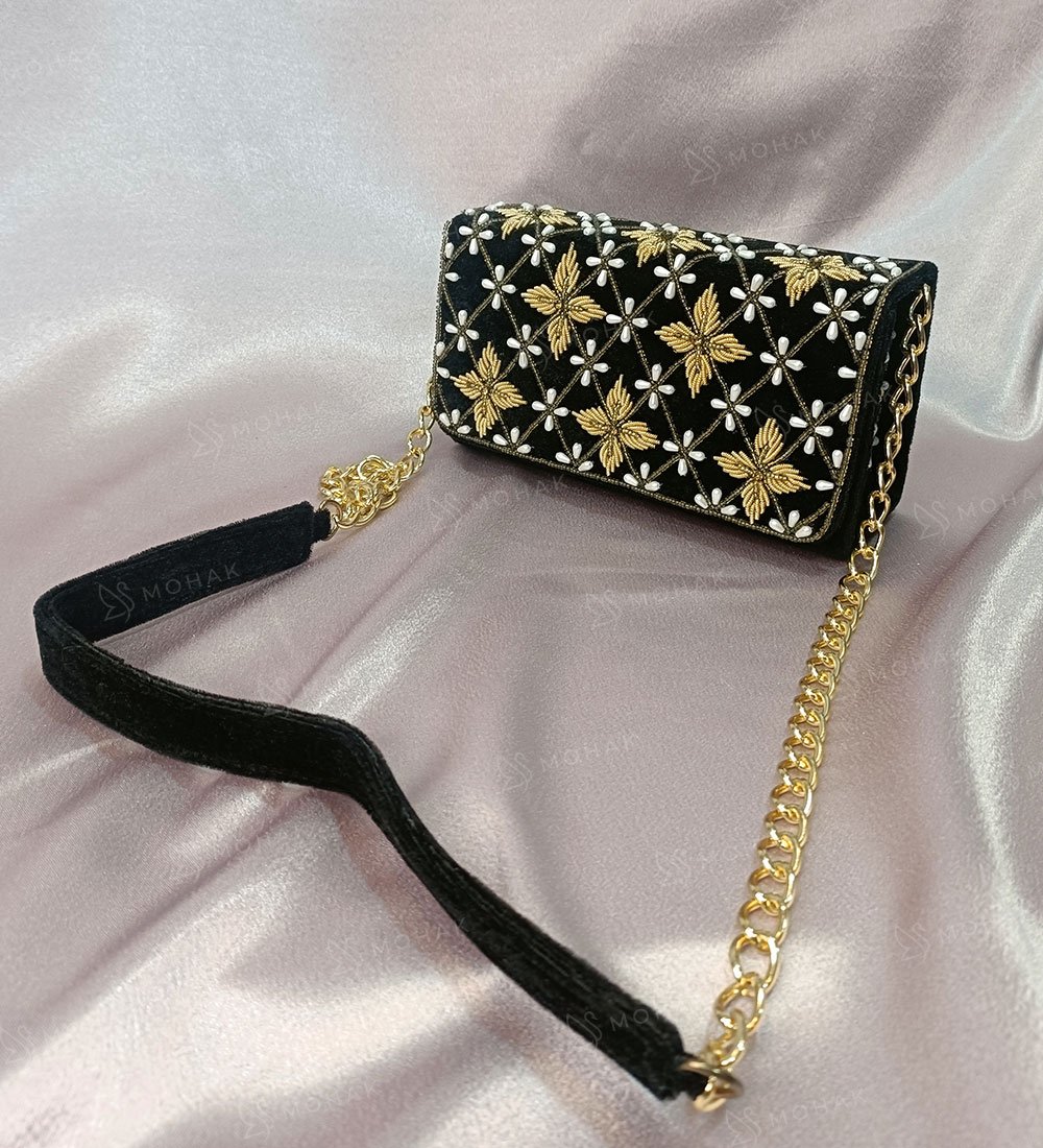 Night Bloom Box Clutch
